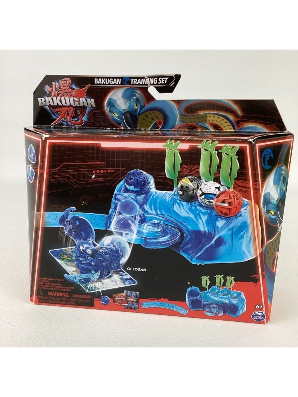 Bakugan Training Set Octogan Aquatic Clan Playset Game Cards Spin Master New